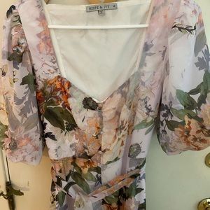 Beautiful floral MIDI dress Hope&Ivy